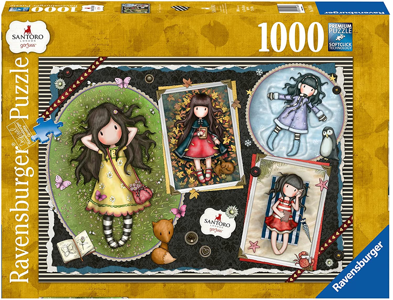 Ravensburger Santoro London Four Gorjuss Seasons 1000 Piece Puzzle image 0